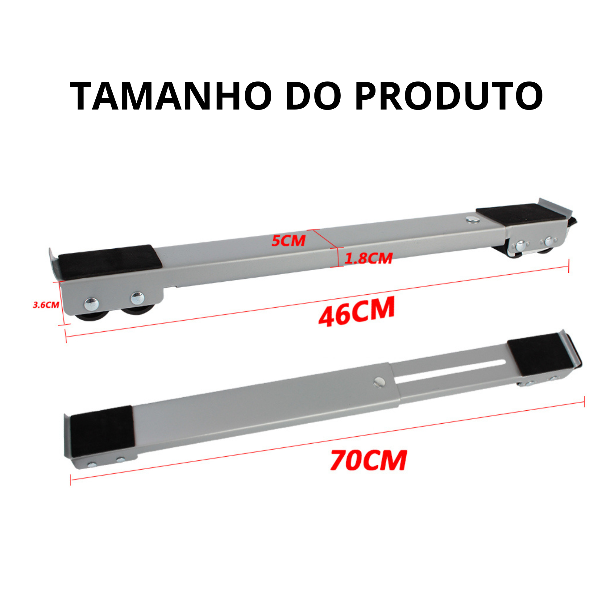 LEVANTADOR DE MOVEIS COM ALAVANCAS E RODINHAS