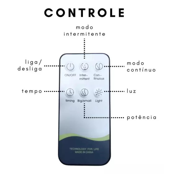 Difusor Aromático Redondo com LED