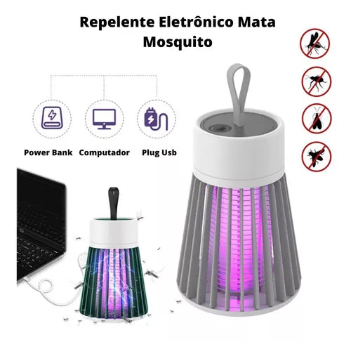 REPELENTE MATA INSETOS LED UV ELETRÔNICO